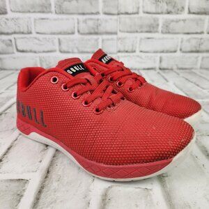 Nobull Outwork Trainers Women's Size 7 Red Athletic Training CrossFit Gym Shoes